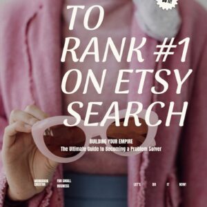 Etsy SEO Guide | Rank Page 1, Shop Success Strategy (Digital Download)